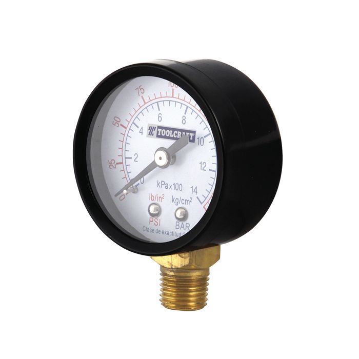 Manómetro de presión de 0 a 6 bar, de 1/4 de pulgada (IVA tasa 0